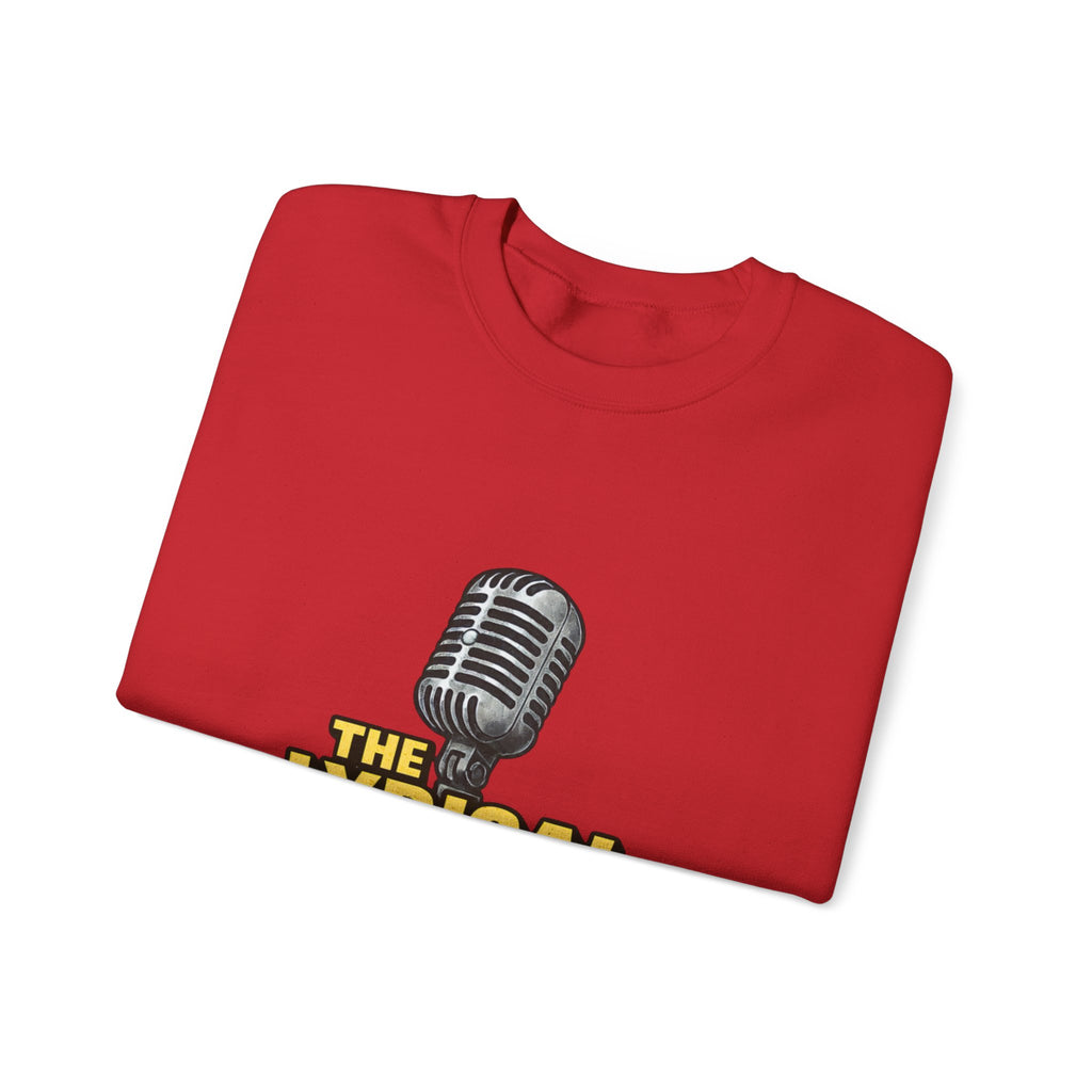 Lyrical Lounge Crewneck Sweatshirt — Cozy Music-Inspired Pullover