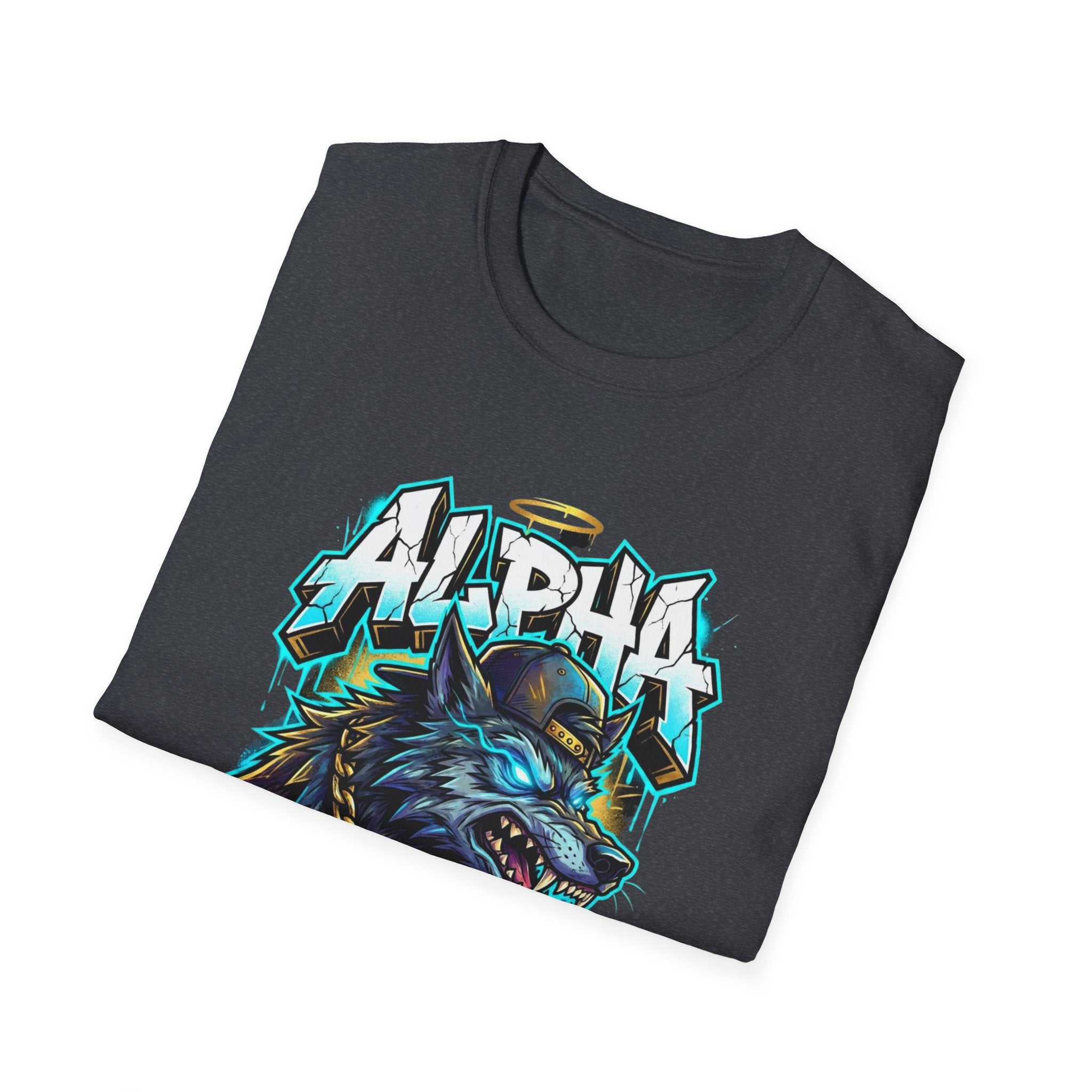 Alpha On The Streets Wolf Graphic T-Shirt — Urban Streetwear Tee