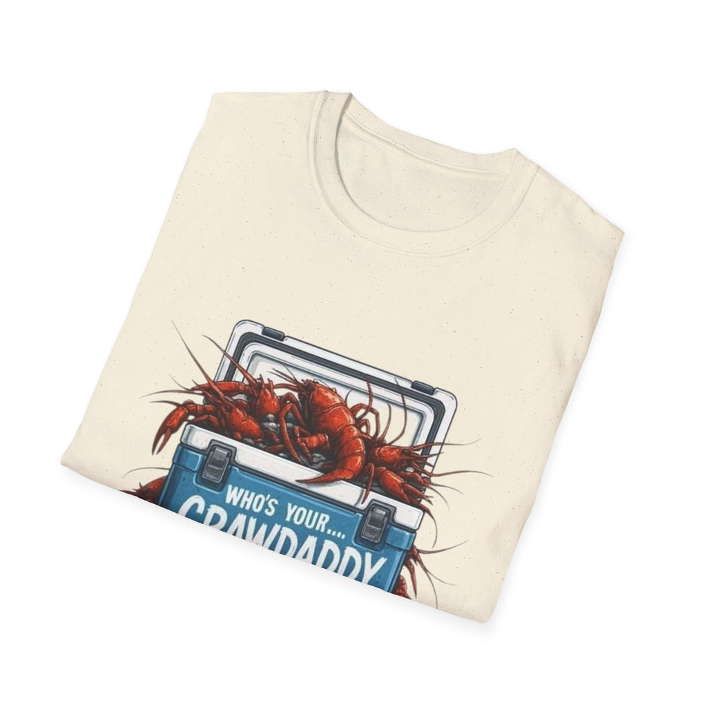 Crawdaddy T-Shirt — "Who's Your Crawdaddy" Crawfish Boil Tee