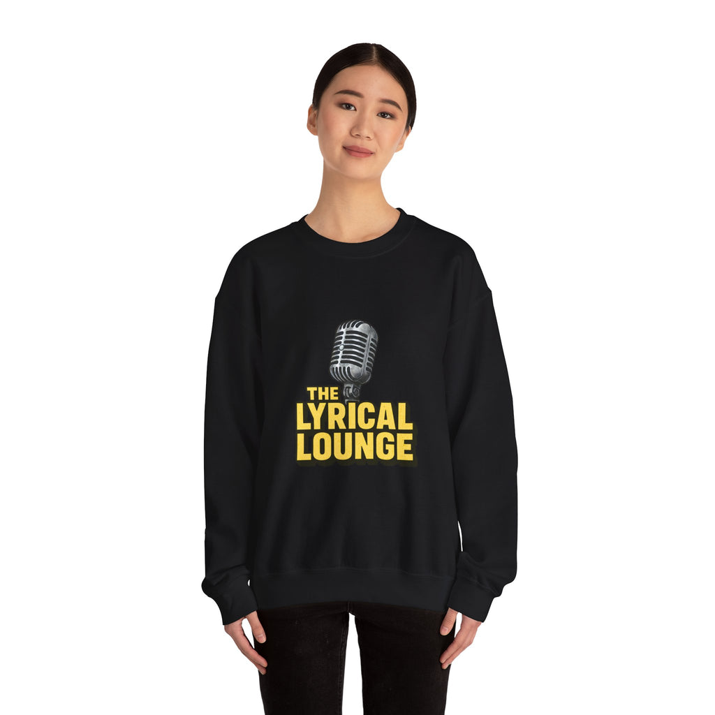 Lyrical Lounge Crewneck Sweatshirt — Cozy Music-Inspired Pullover