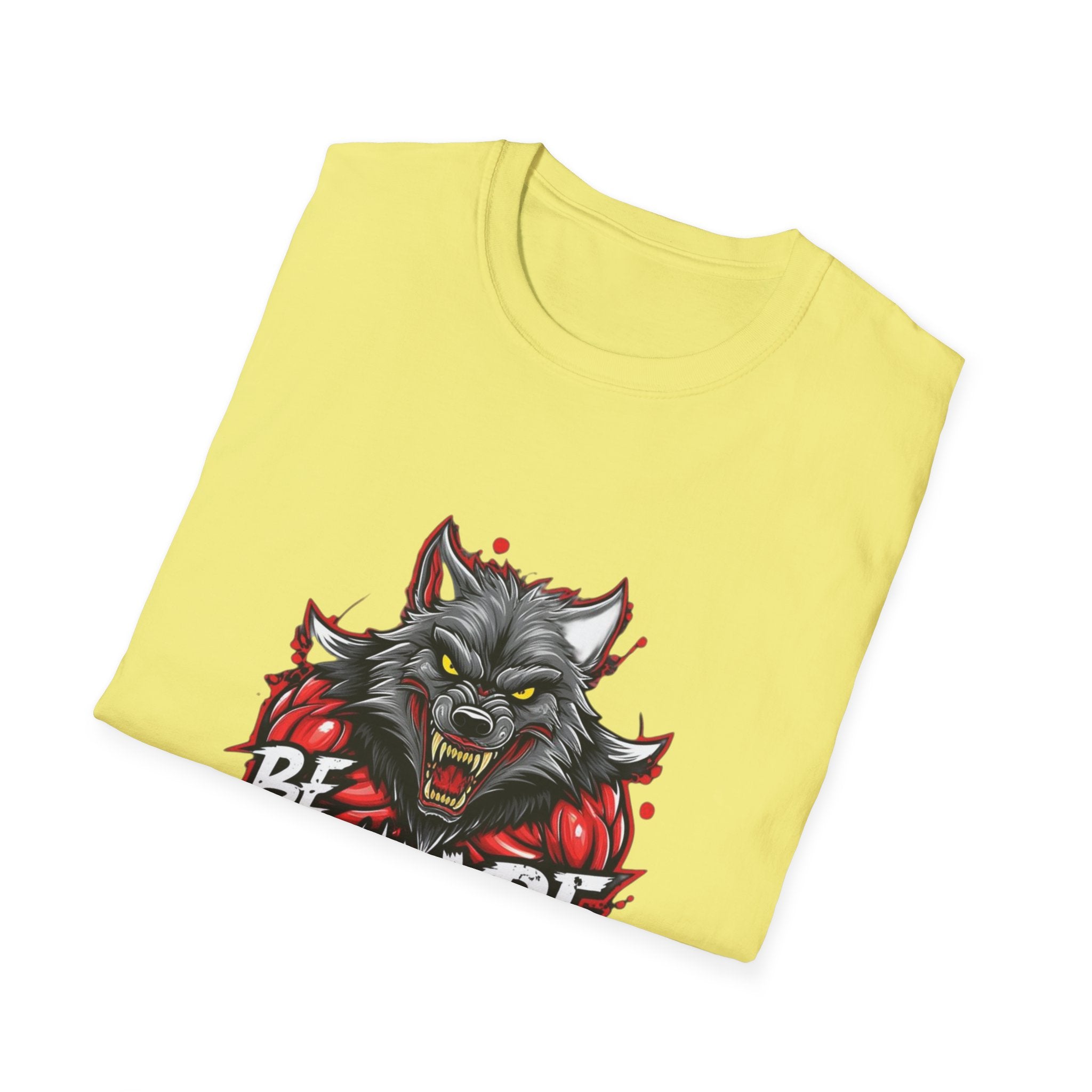 Be Aware Werewolf Graphic T-Shirt — Horror Wolf Design