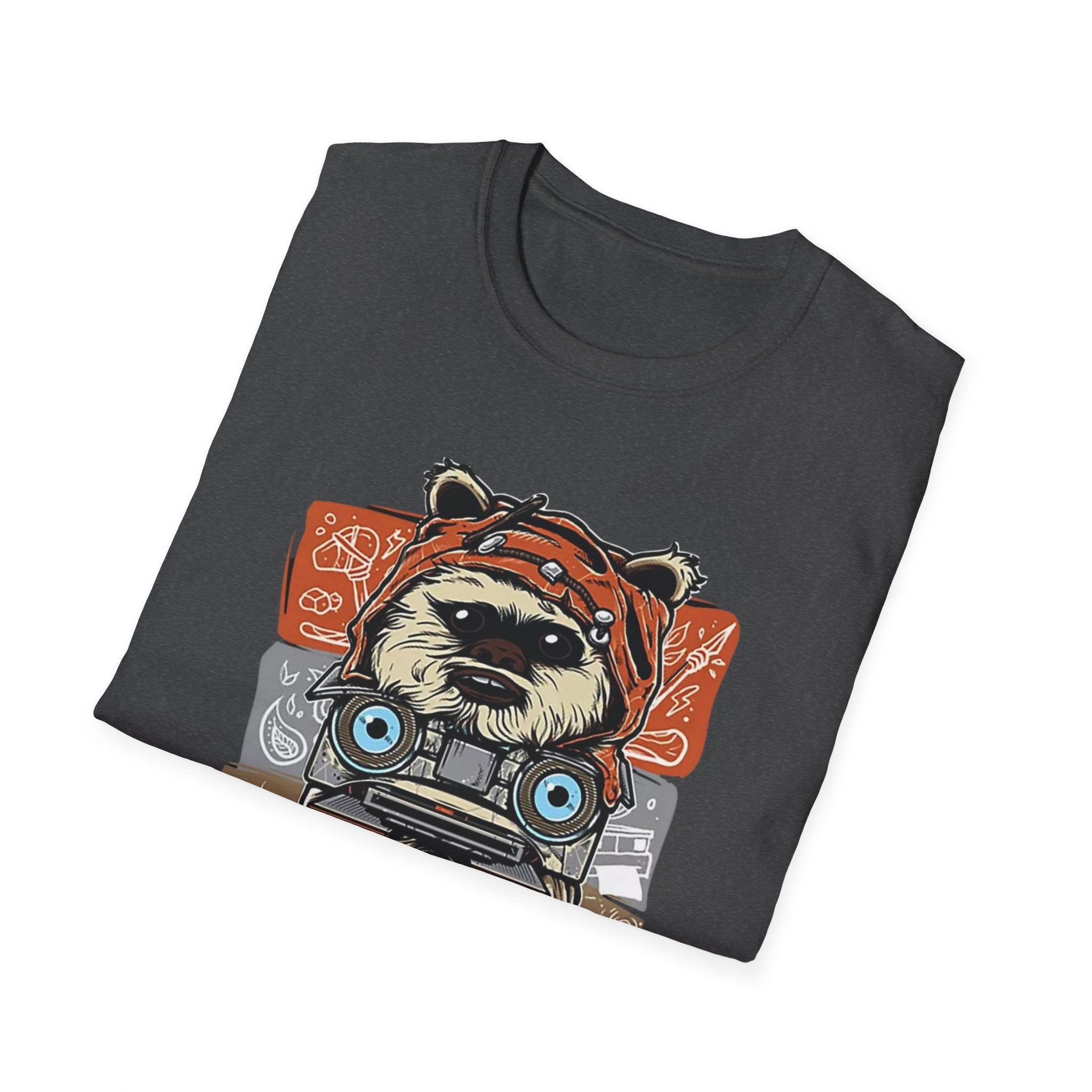 Retro Animal Stack T-Shirt — Vintage Owl, Fox & Raccoon Graphic Tee