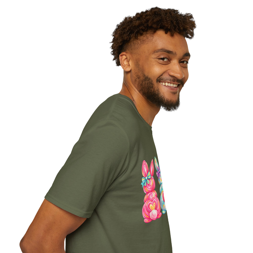 Easter Rainbow Bunny Trio T-Shirt