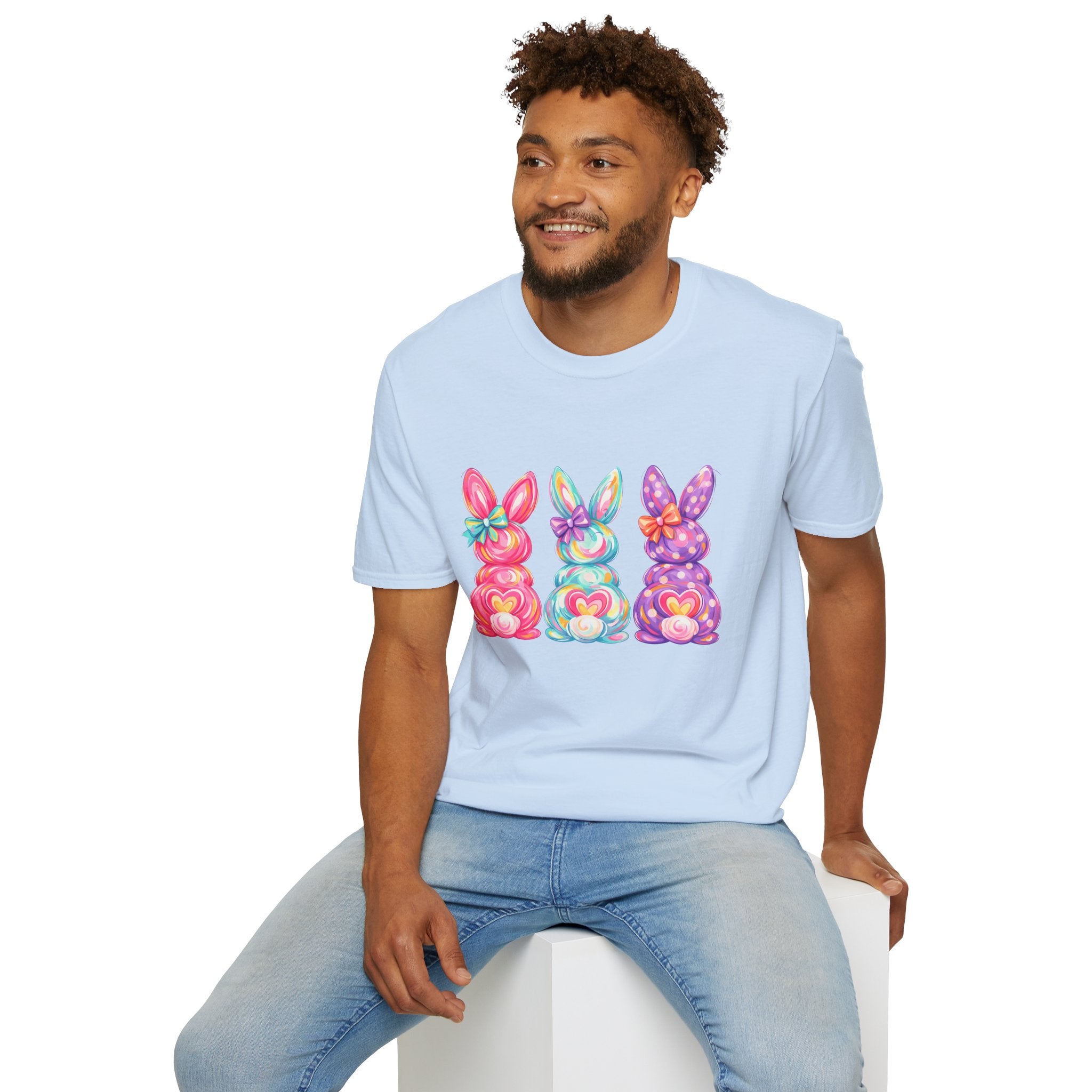 Easter Rainbow Bunny Trio T-Shirt