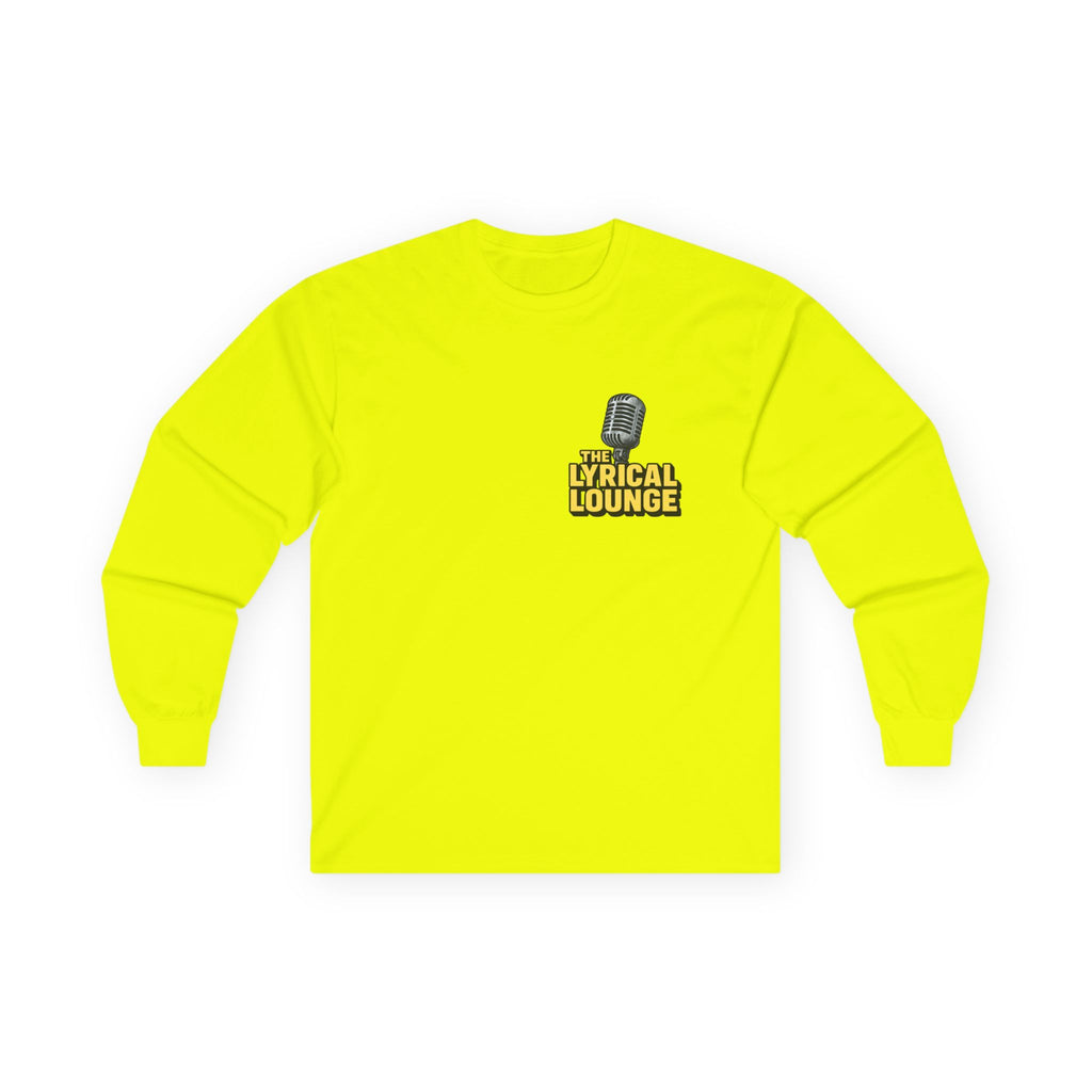 Long Sleeve Tee — 'The Lyrical Lounge' Microphone Logo