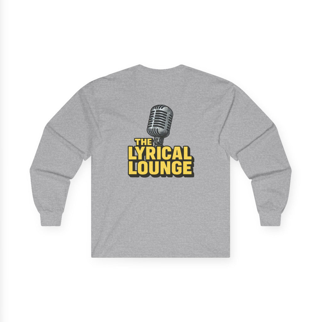 Long Sleeve Tee — 'The Lyrical Lounge' Microphone Logo