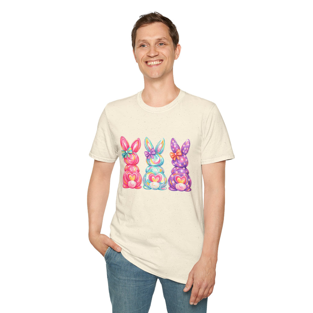Easter Rainbow Bunny Trio T-Shirt