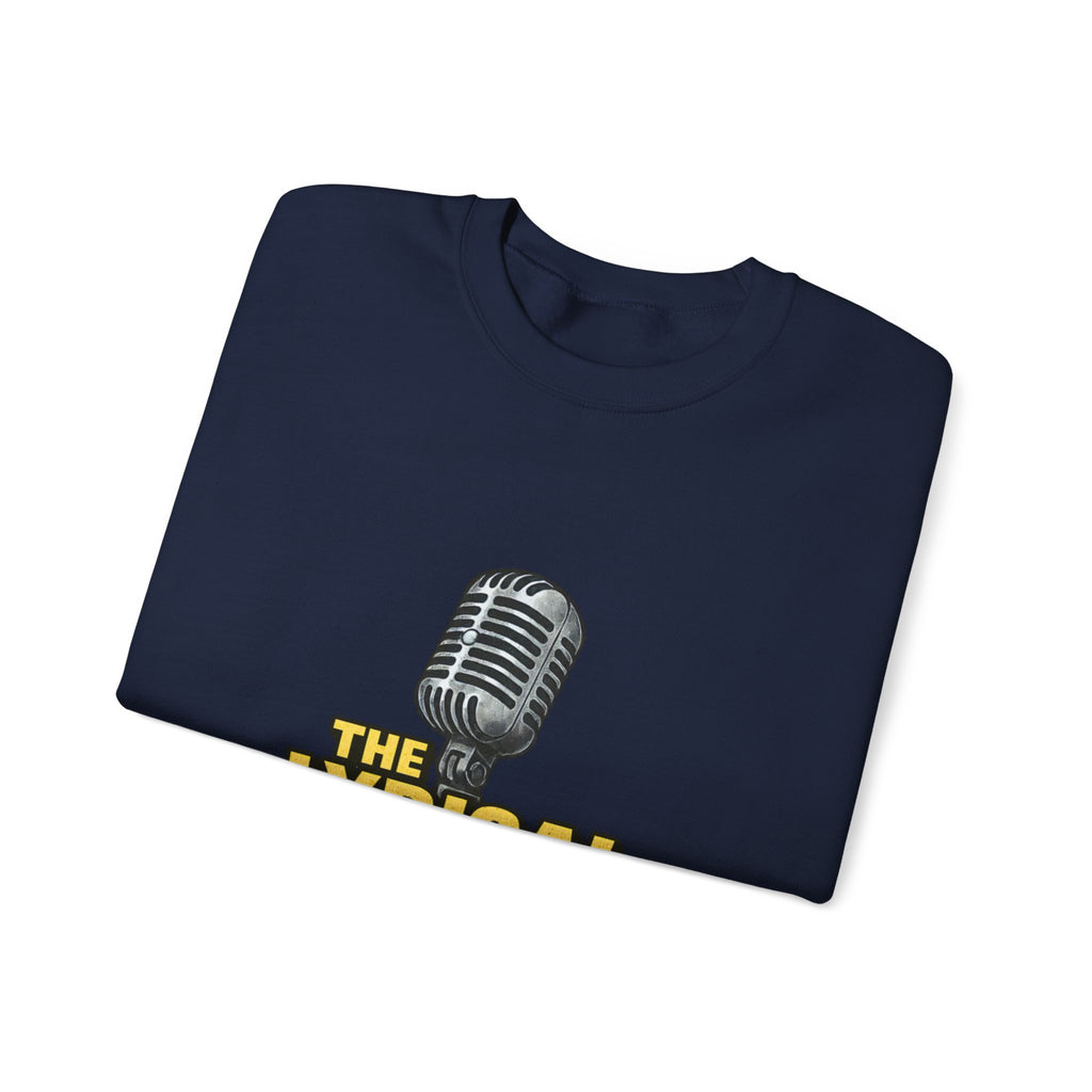 Lyrical Lounge Crewneck Sweatshirt — Cozy Music-Inspired Pullover