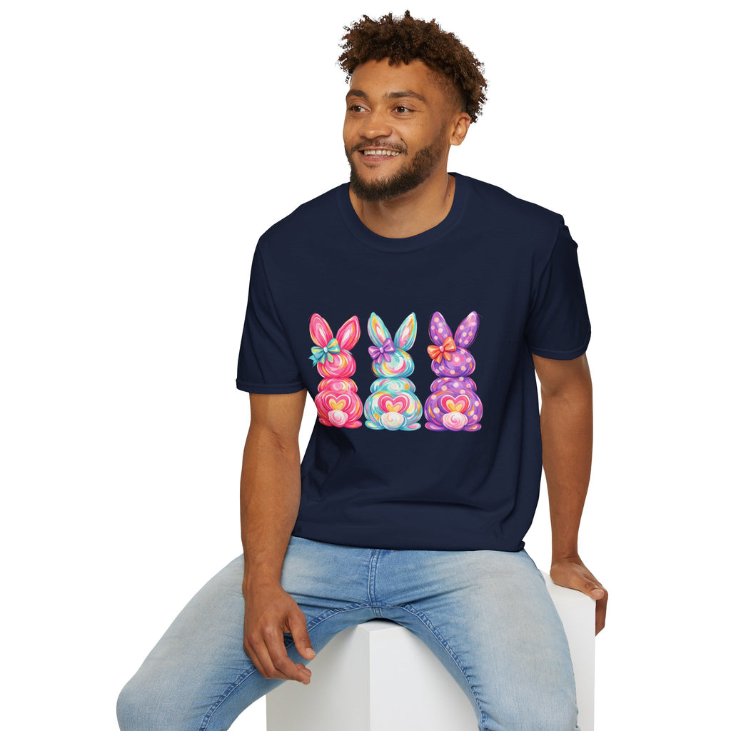 Easter Rainbow Bunny Trio T-Shirt