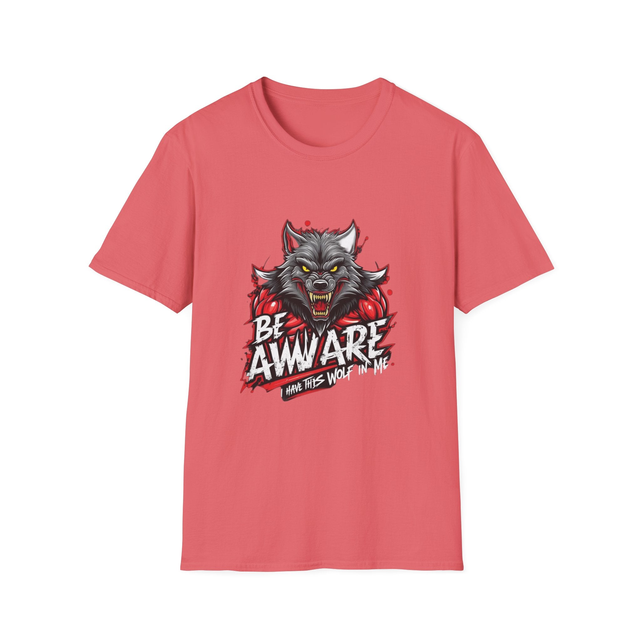 Be Aware Werewolf Graphic T-Shirt — Horror Wolf Design