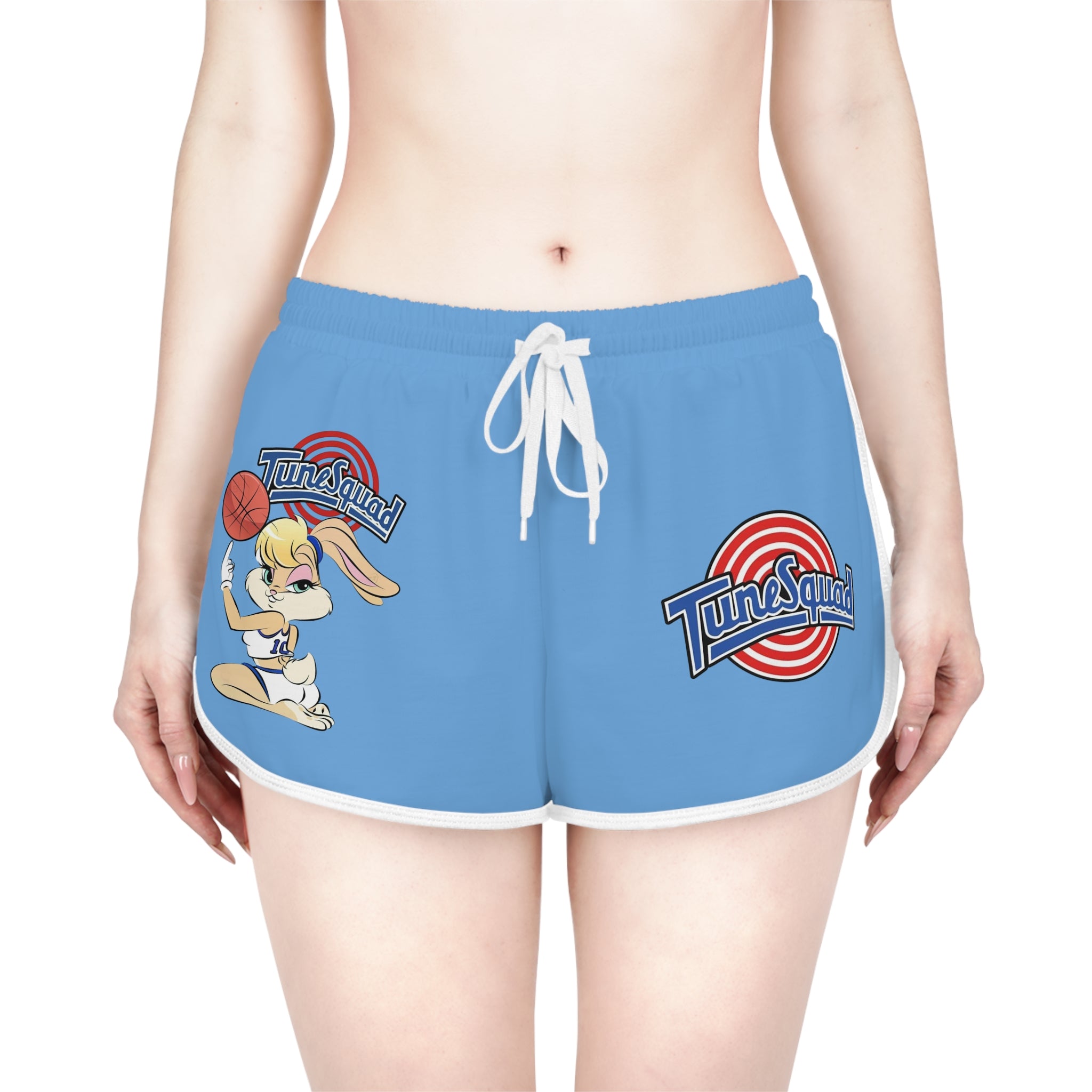 Tune Squad Lola Bunny Athletic Shorts — Women's Retro Basketball Lounge Shorts