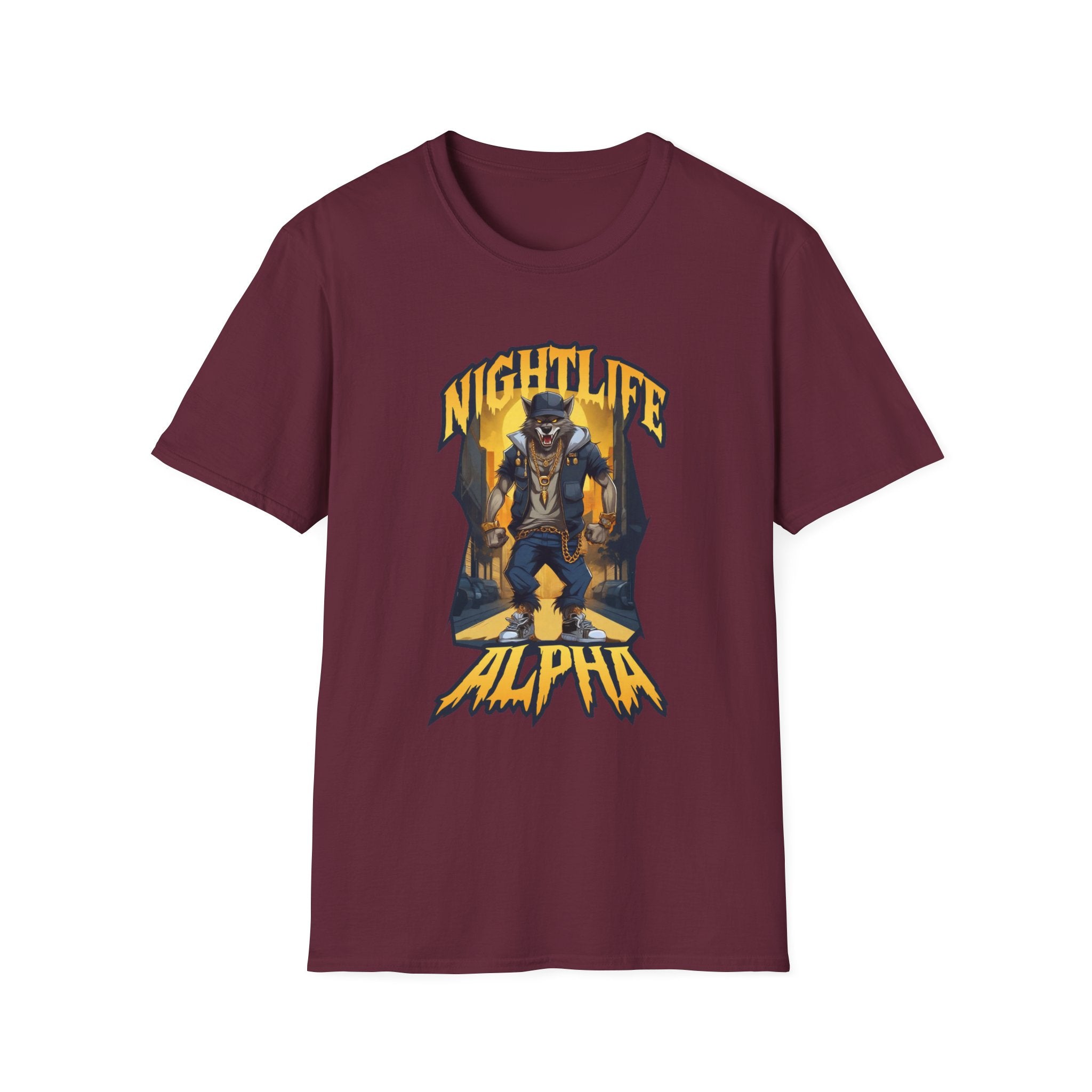 Nightlife Alpha T-Shirt — Werewolf Graphic Tee