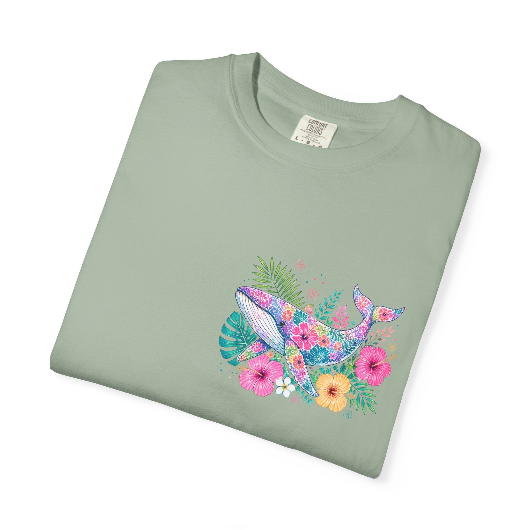 Miami Beach Club T‑Shirt — Retro Flamingo Tropical Floral Graphic Tee