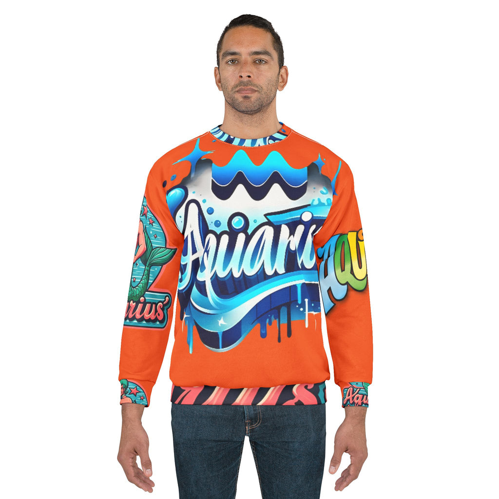 AQUARIUS Zodiac Freak Crewneck