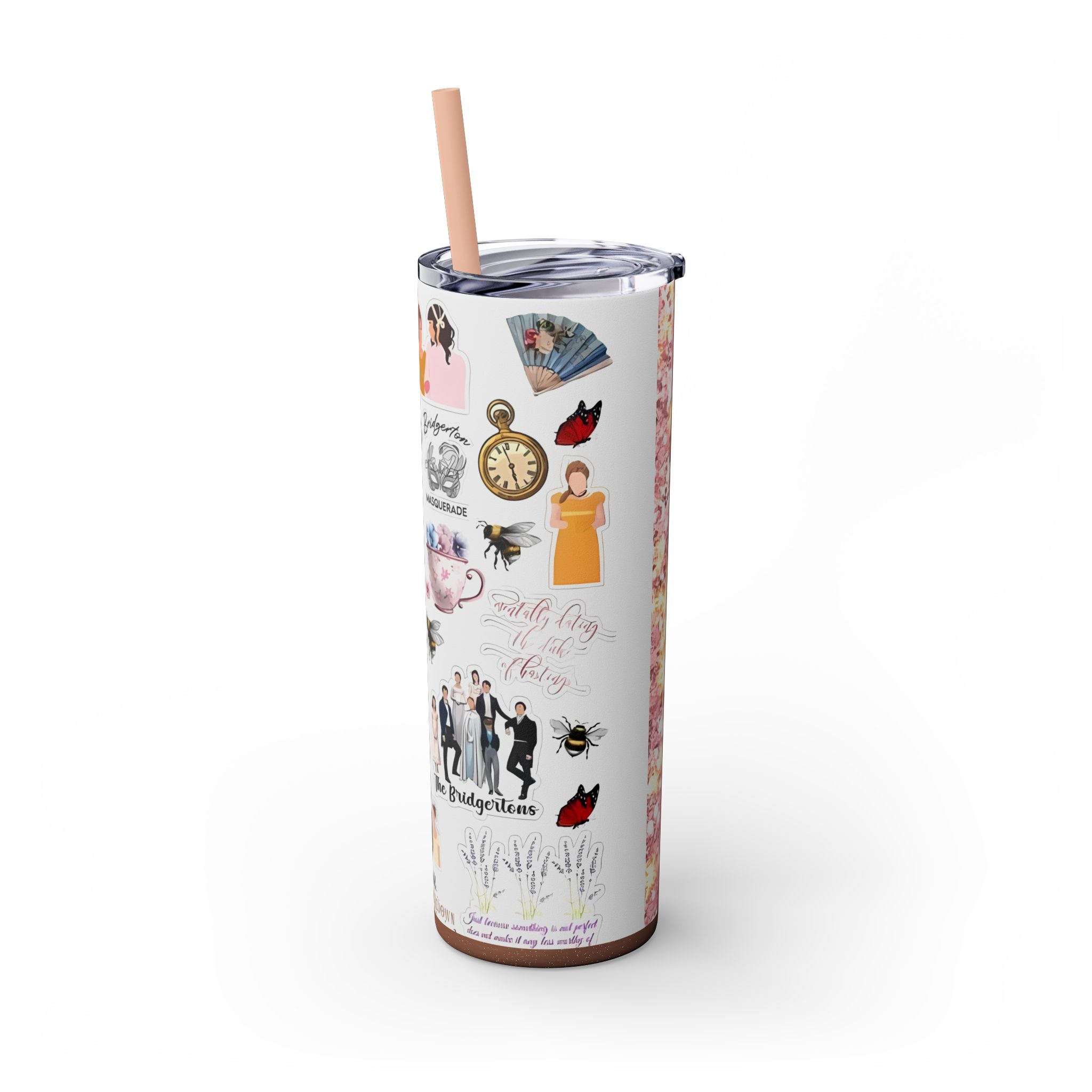 Bridgerton 20oz Skinny Tumbler with Straw