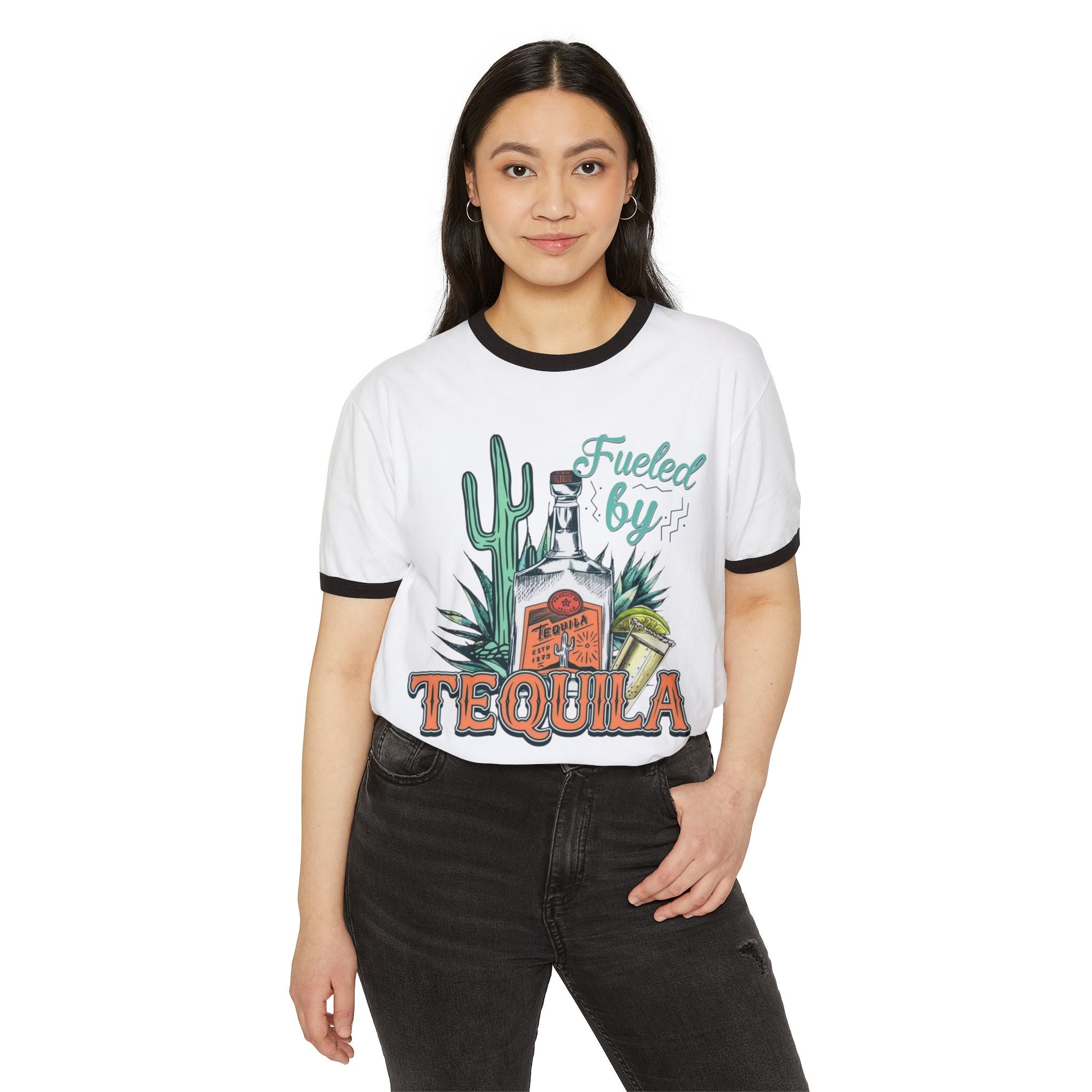 Fueled by Tequila Ringer T-Shirt