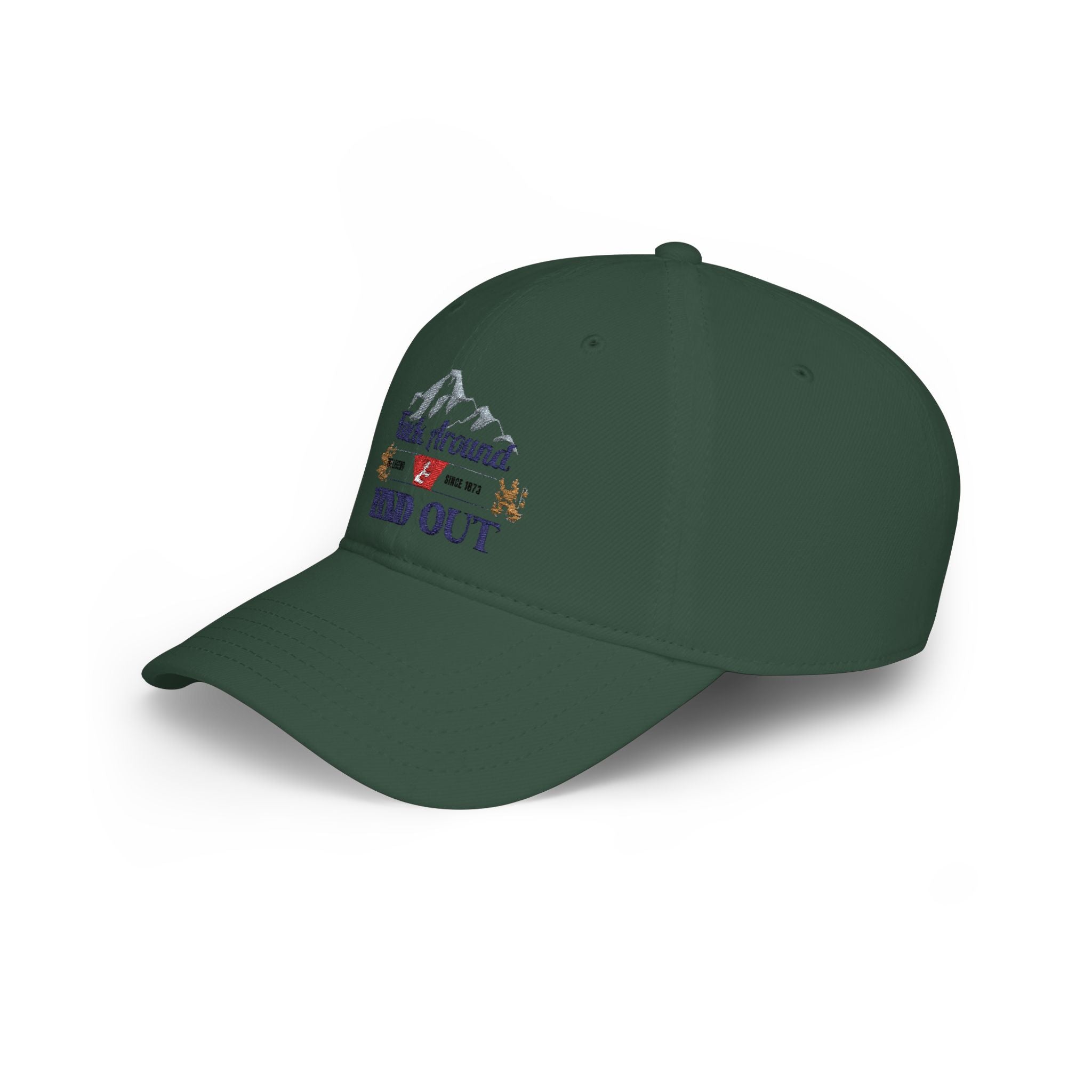 Low Profile Baseball Cap — 'Fuck Around, Find Out' Mountain Embroidered Hat
